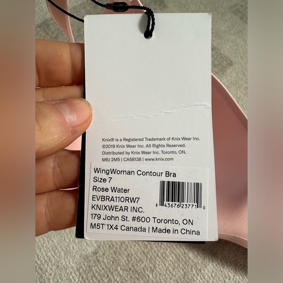 Knix WingWoman Contour Bra Rose Water NWT (Size 7) - Picture 4 of 8